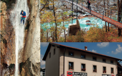 Canyoning in kolesarjenje s prenočitvijo