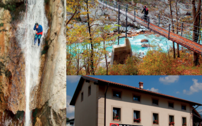 Canyoning in kolesarjenje s prenočitvijo